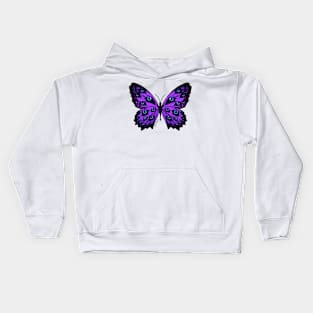 Hope, the blue-eyed butterfly, for Lupus Awareness Kids Hoodie